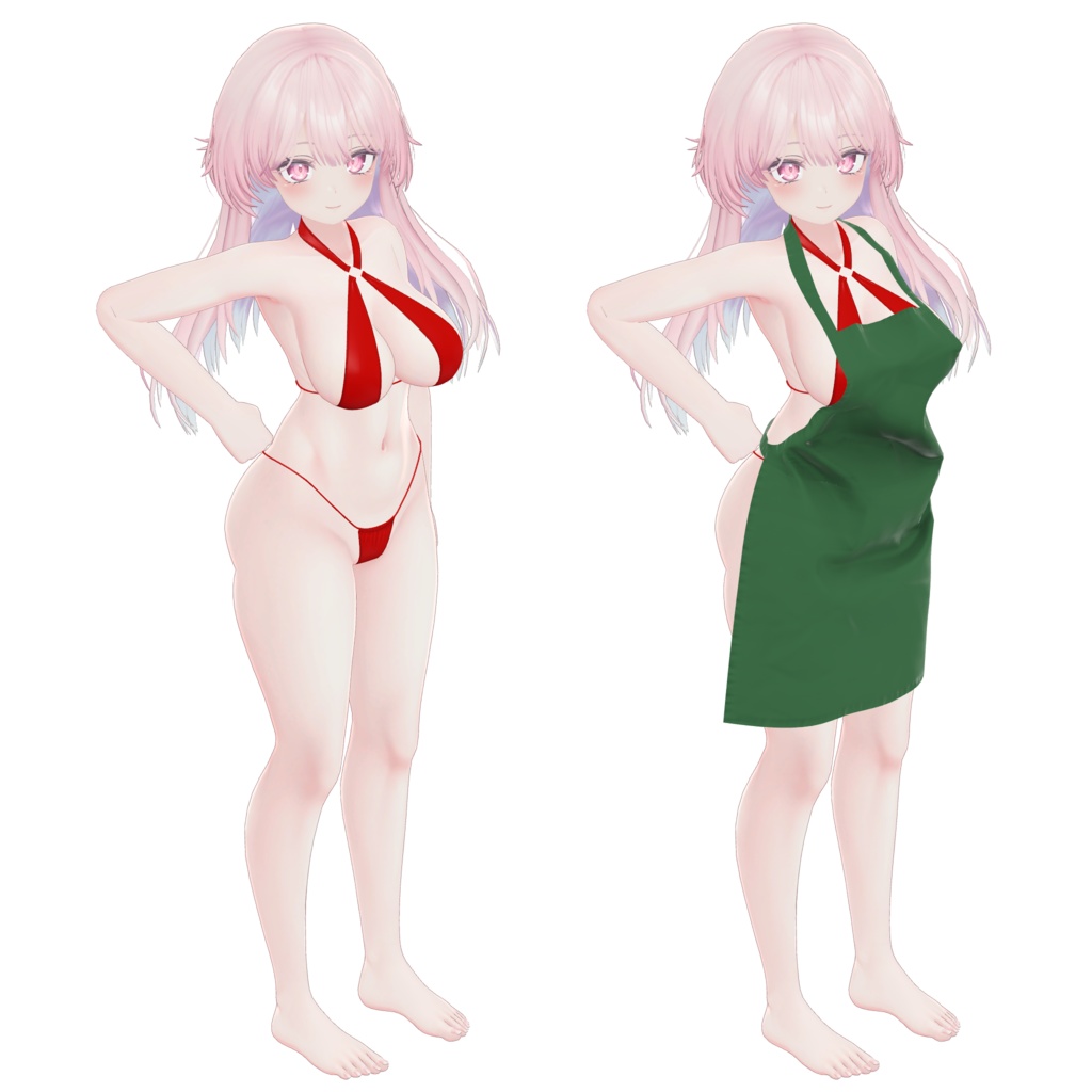 【セレスティア用】水着エプロンセット