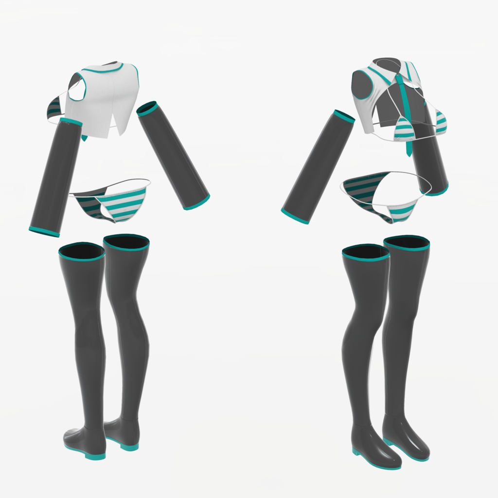 【セレスティア用/無料】流行らせたかった感じのコスプレ