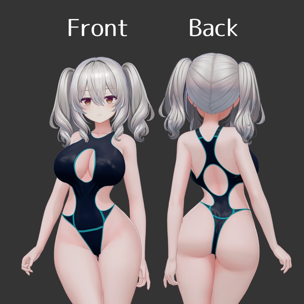 【ミルティナ用】穴あき競泳水着