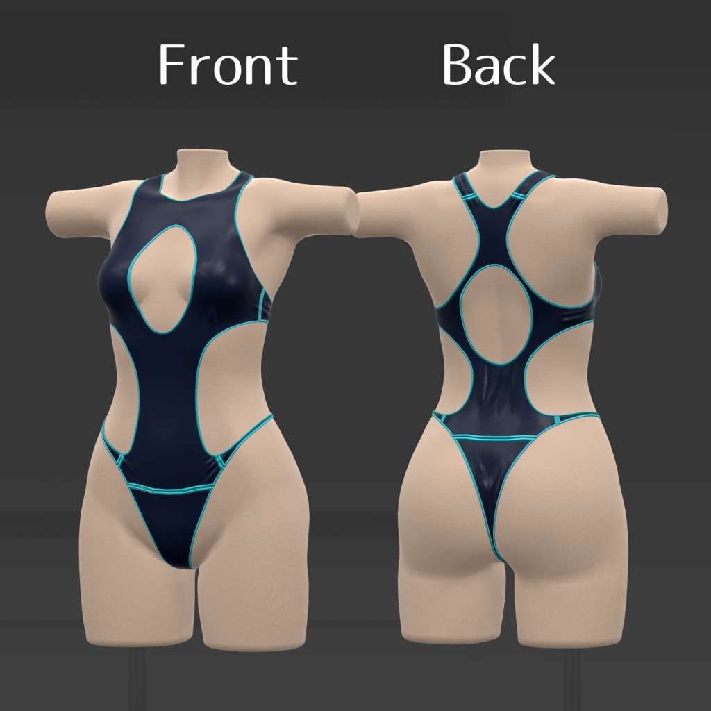 【LSBody用】穴あき競泳水着