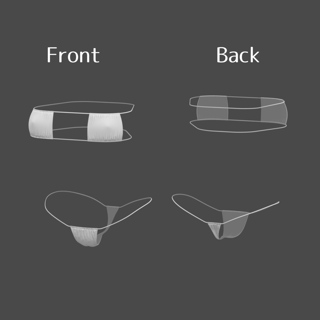 【ミルティナ用】眼帯ビキニ