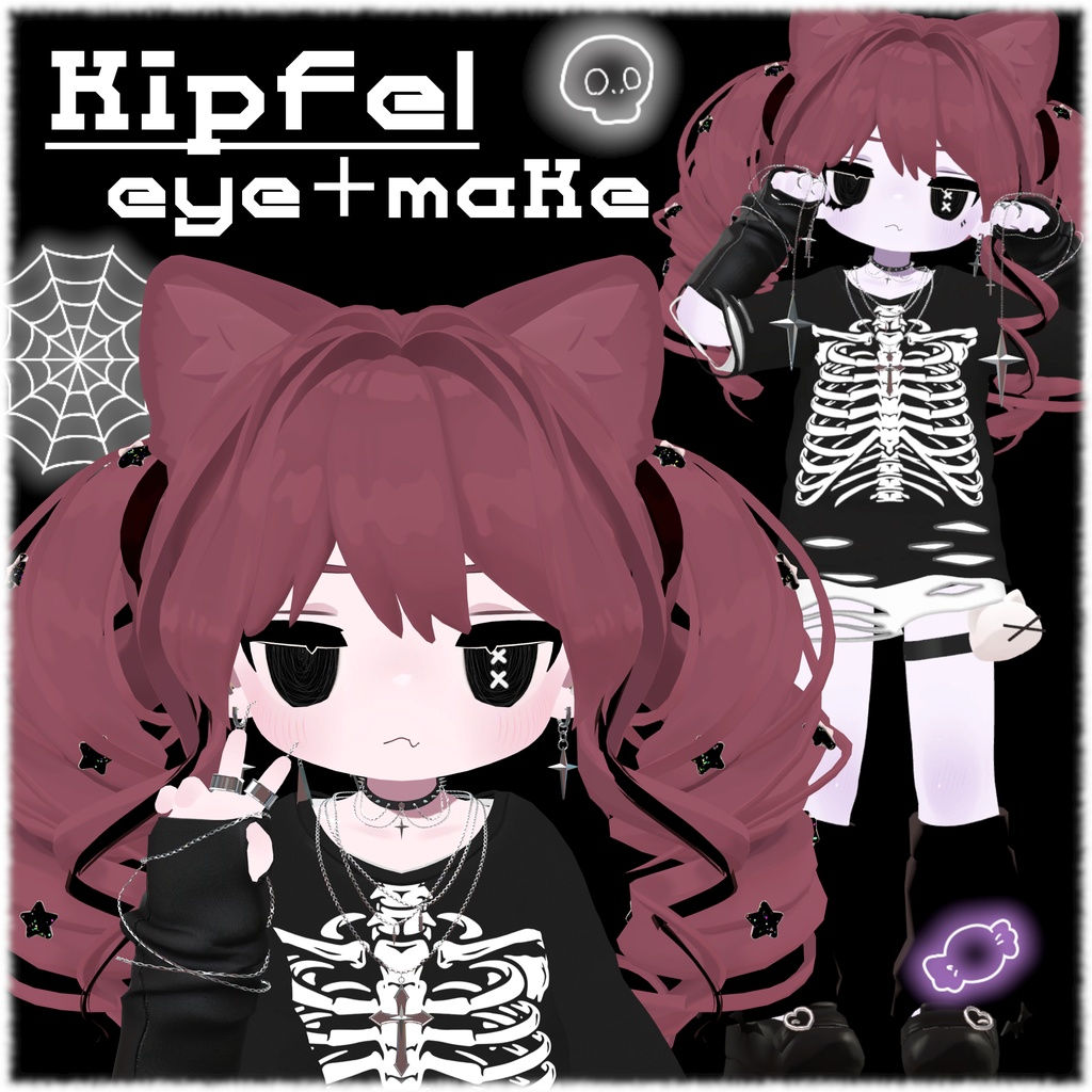 【キプフェル kipfel】dark eye+make