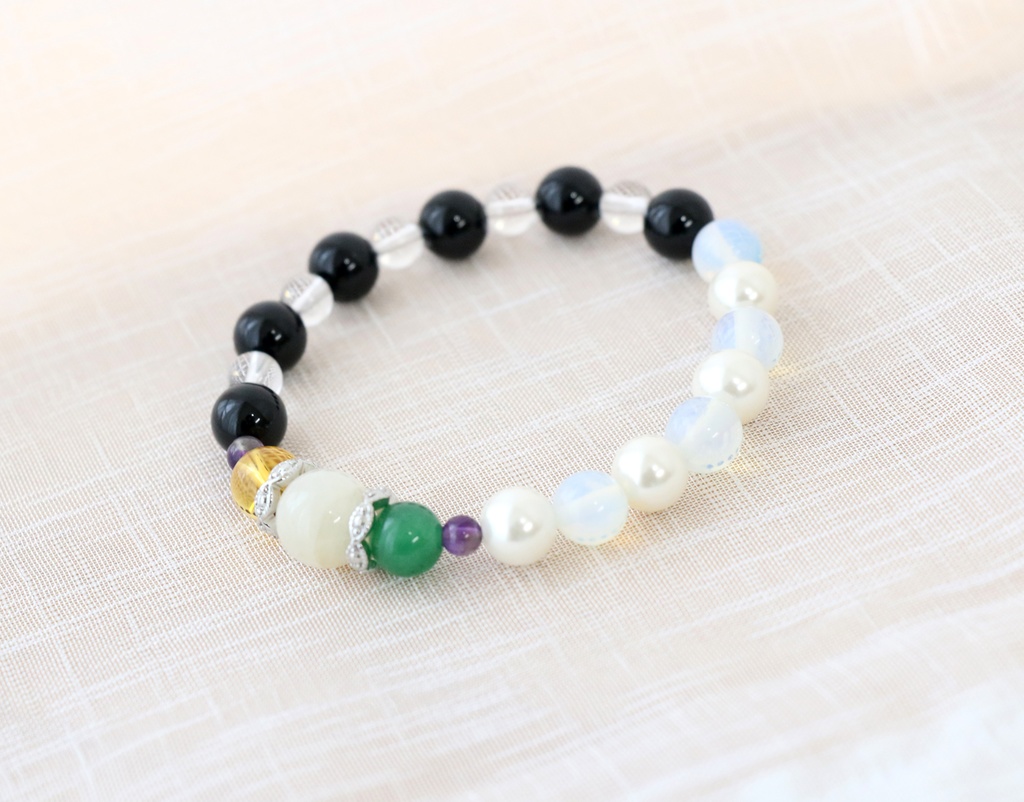 【鬼滅の刃】ー伊黒 小芭内ーイメージブレスレット