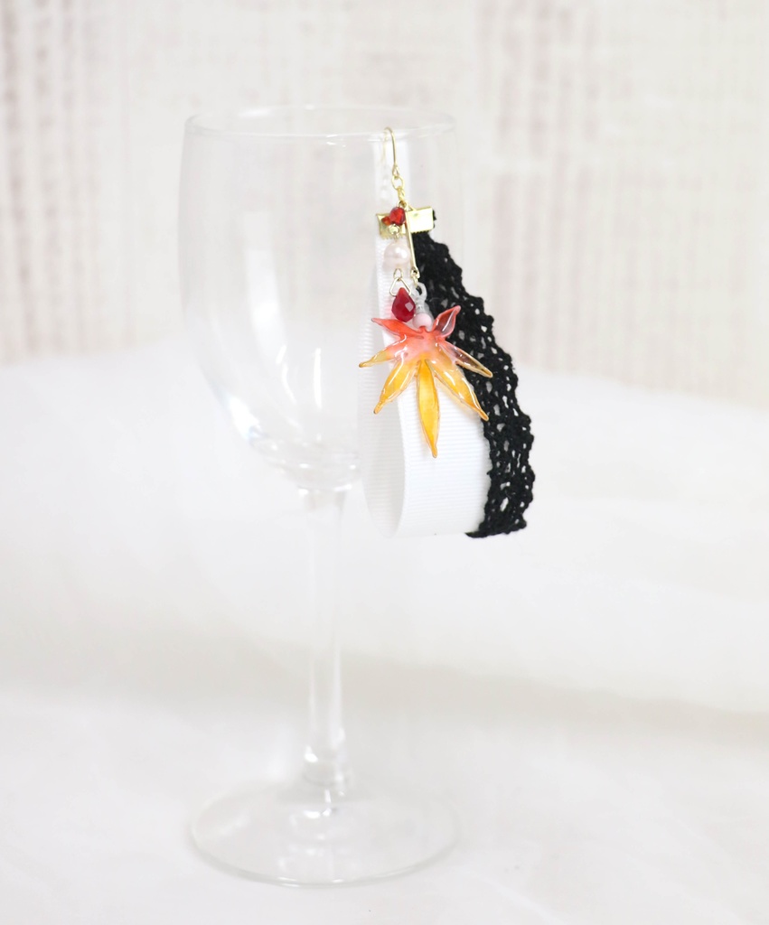 【原神】楓原万葉【カズハ】イメージピアス・チャーム