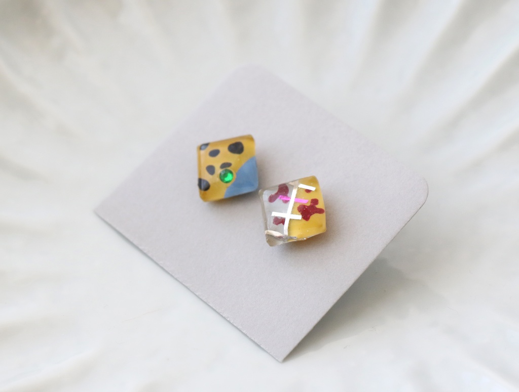 【呪術回線】七海建人イメージスクエアピアス・イヤリング