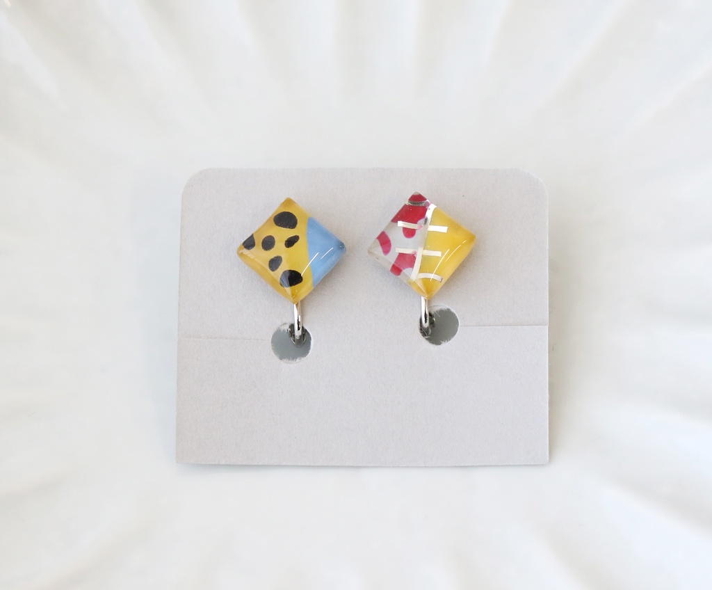 【呪術回線】七海建人イメージスクエアピアス・イヤリング