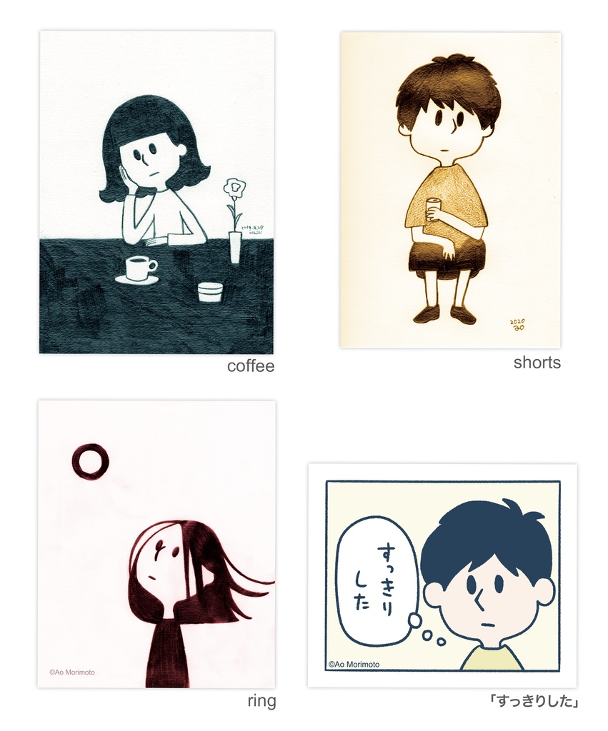 イラストステッカー