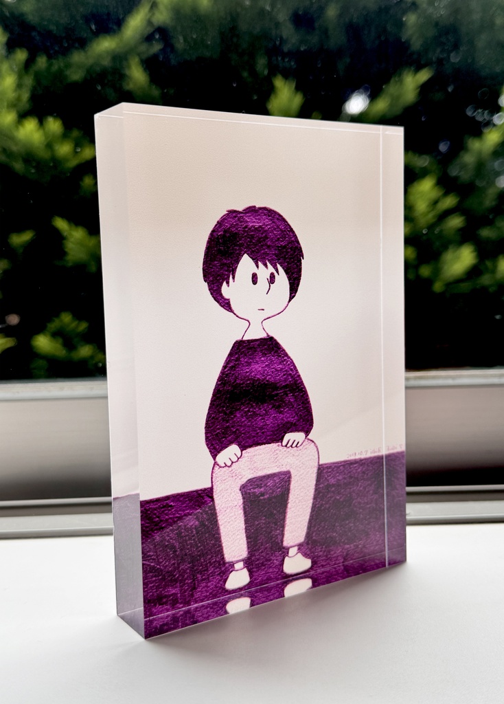 アクリルブロック　「sweater」