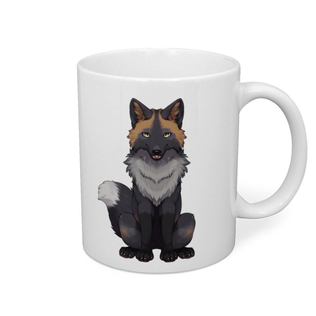 PCの傍に喰をマグカップ