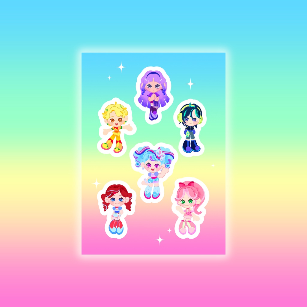 MEYOUHAPPINS　ハーフステッカー