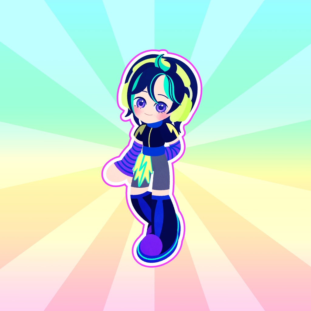 MEYOUHAPPINSキャラクターステッカー　スオン