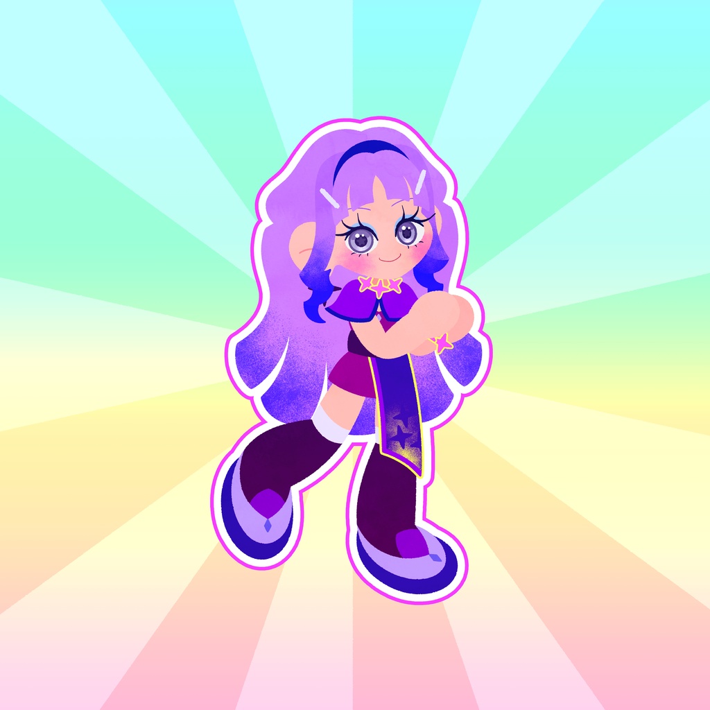 MEYOUHAPPINSキャラクターステッカー　フォーネ