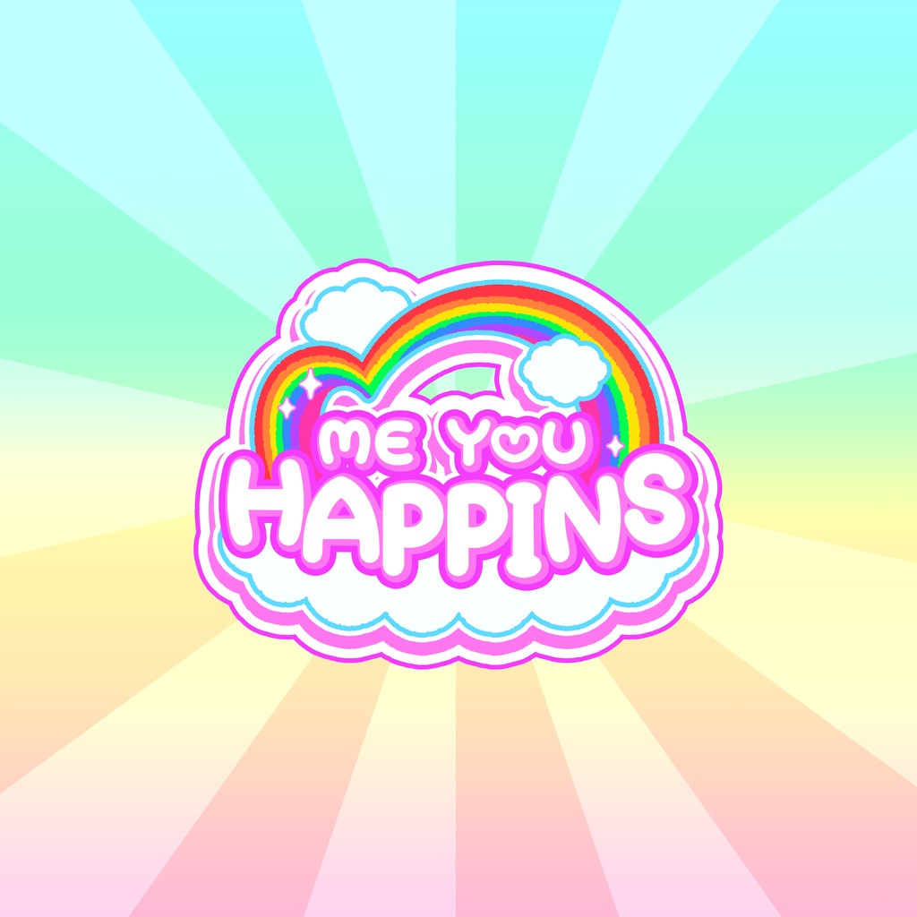 MEYOUHAPPINSロゴステッカー