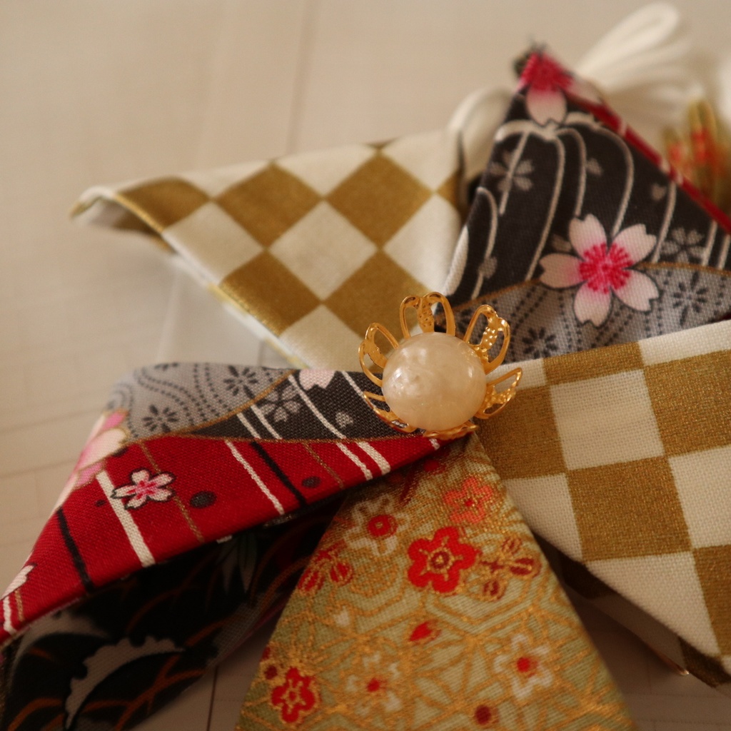 風車のヘアクリップ