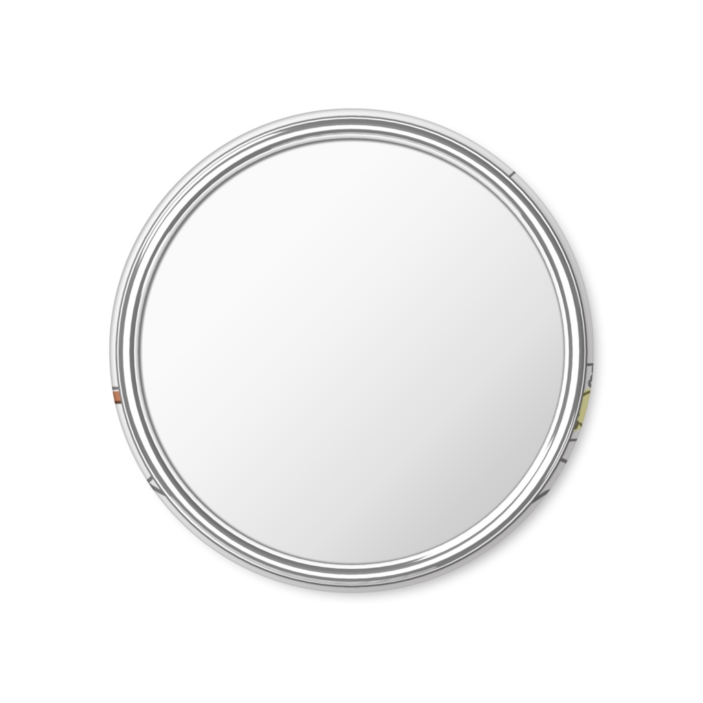 チーズに溺れたいネズミ缶ミラー