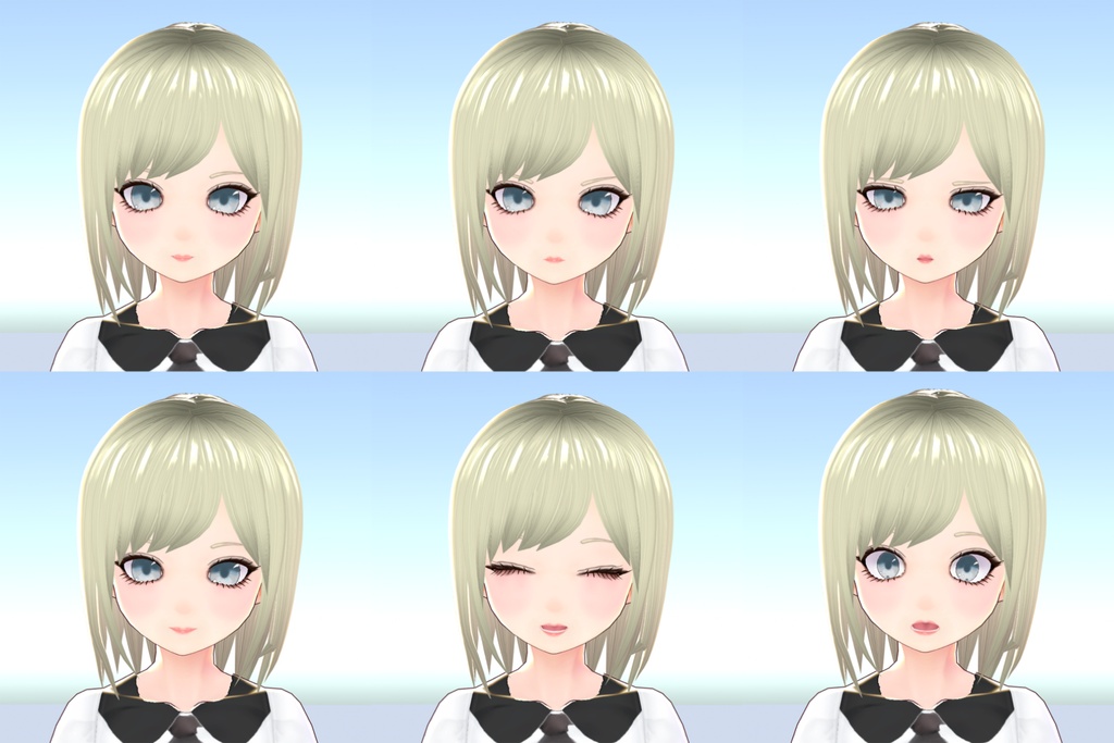 【オリジナル3Dモデル】Doll1・Doll2