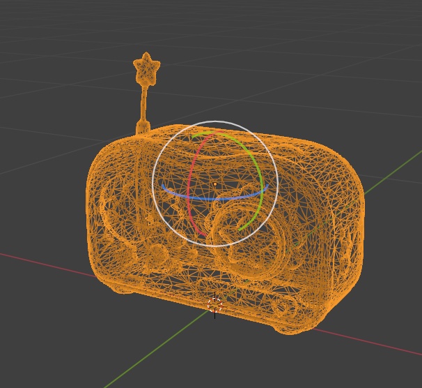 【ゆめかわ】夢かわいいラジオと夢の空【置き物】