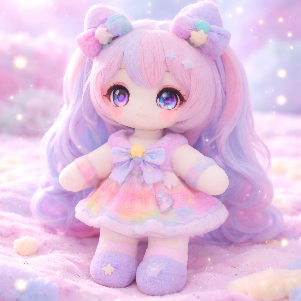 ゆめかわいい ぬいぐるみ人形（VRC向けプロップ）