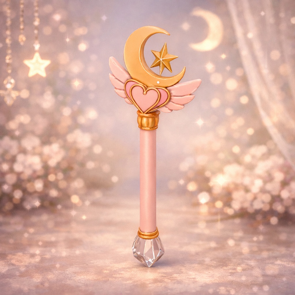 「FBX」魔法のステッキ型VRCプロップ「VRC向け」