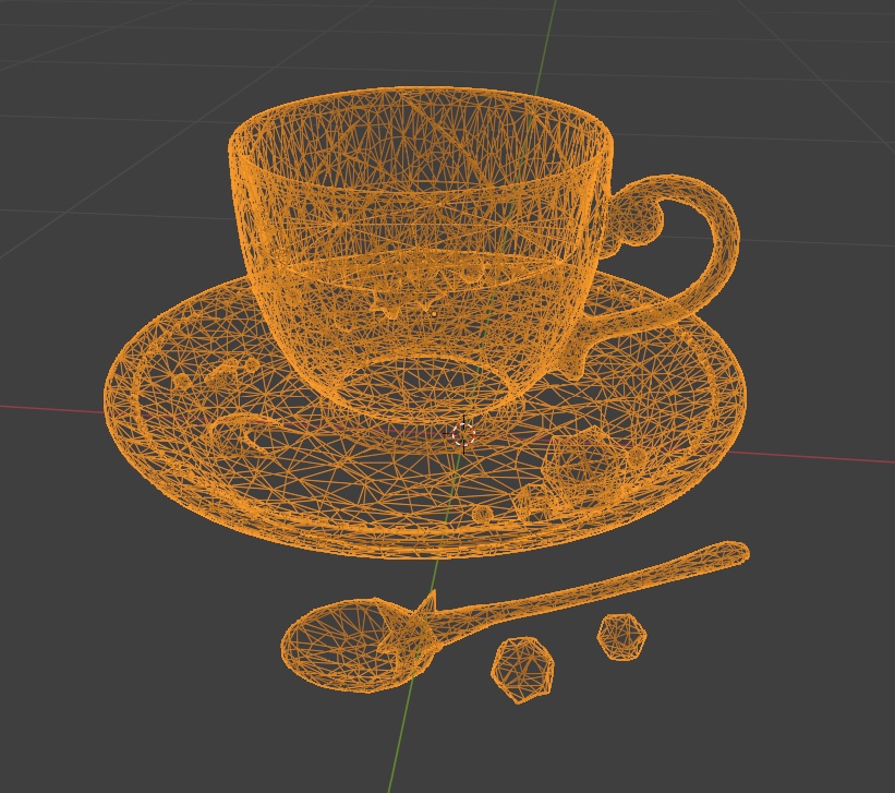 【大人ゆめかわ】夢のティーカップセット【VRchat向け】