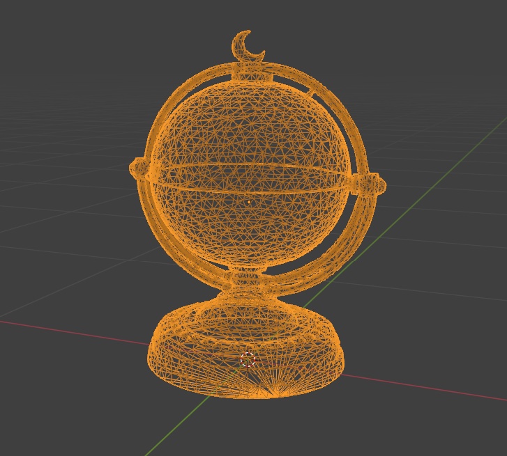 【大人ゆめかわ】星座のある優雅な天球儀【VRC向けFBX】