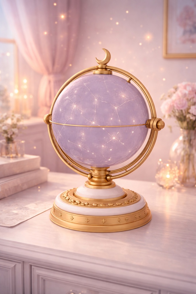 星座のある優雅な天球儀