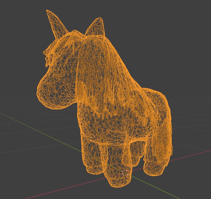 夢渡りのユニコーンぬいぐるみ ☁️【FBXモデル】