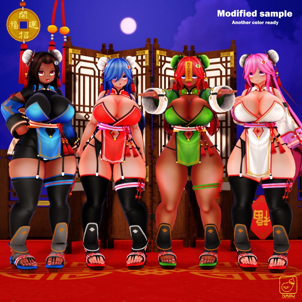 オリジナル3Dモデル「福兩-FURYAN」