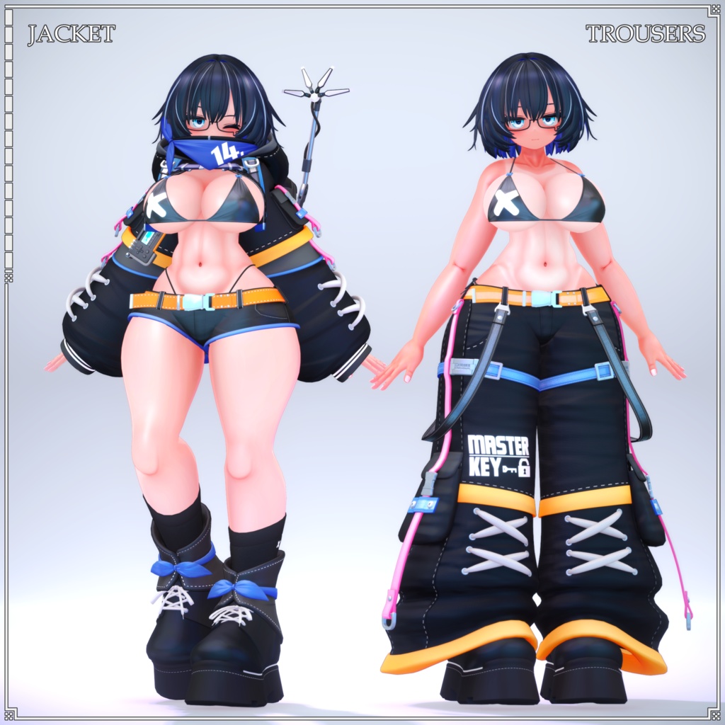 オリジナル3Dモデル「ミュール-MULE」