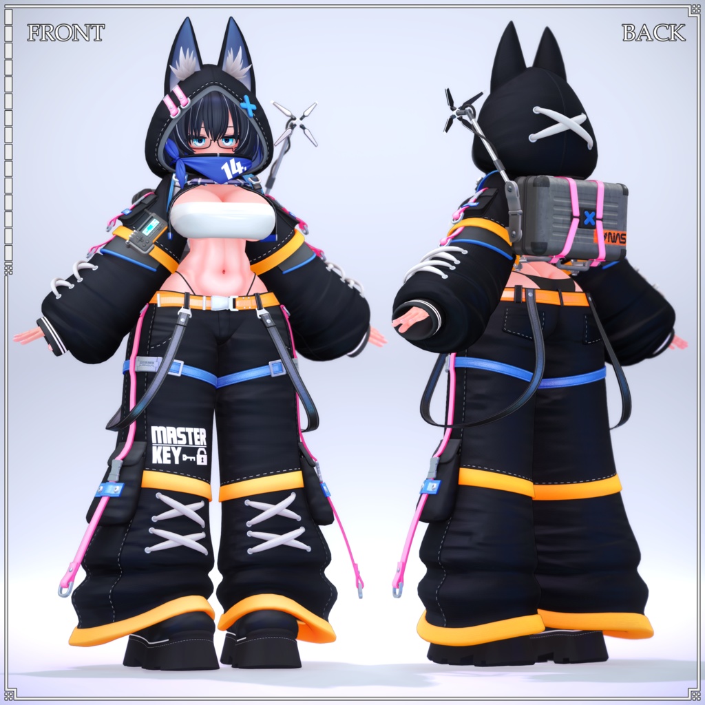 オリジナル3Dモデル「ミュール-MULE」