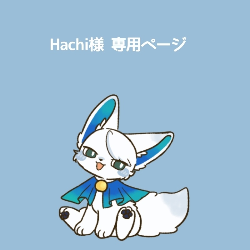 Hachi様専用ページ