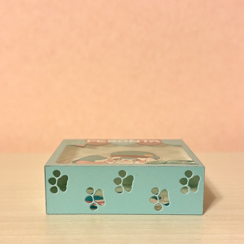 ぺろん太フィギュア風アクリルブロック