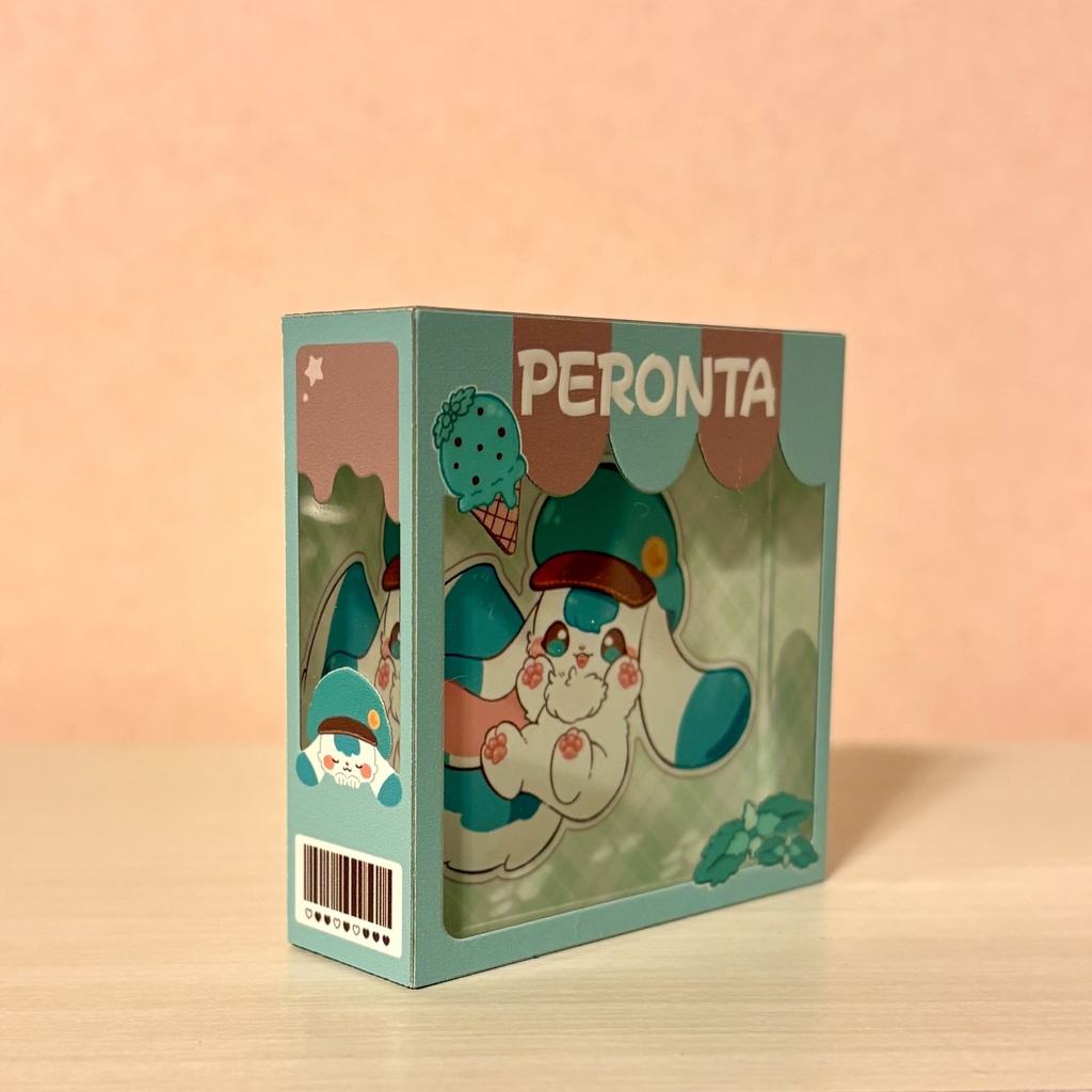 ぺろん太フィギュア風アクリルブロック