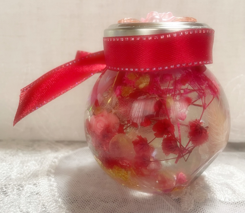 てのひらりうむ*まんまる赤