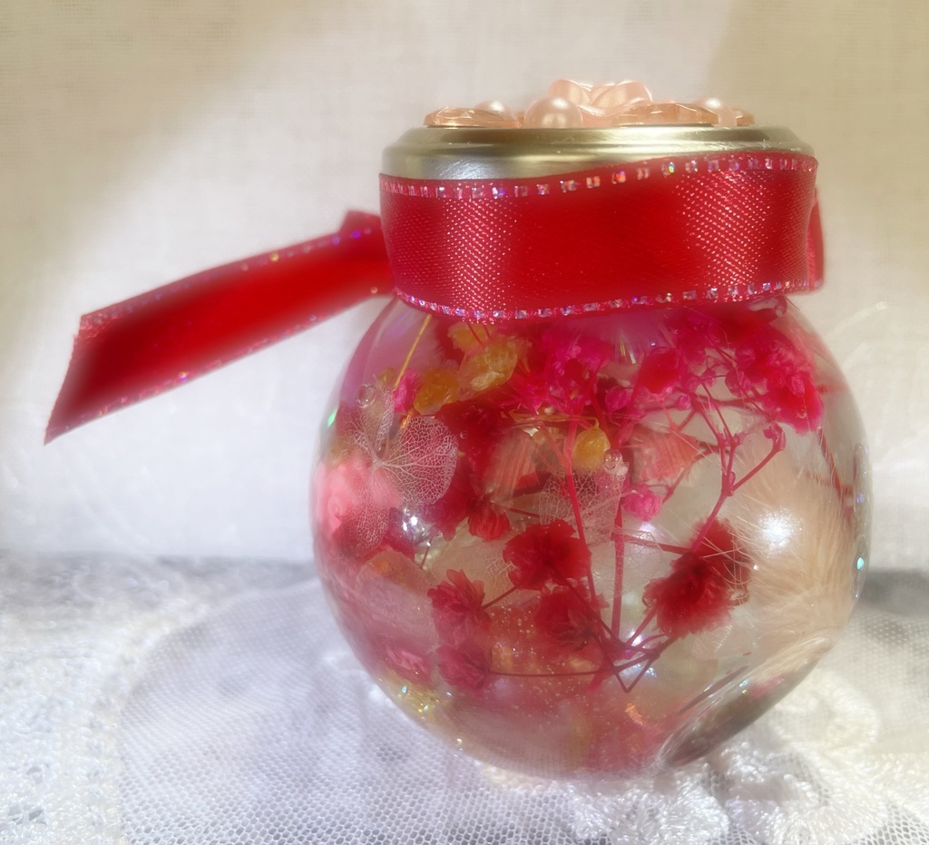 てのひらりうむ*まんまる赤