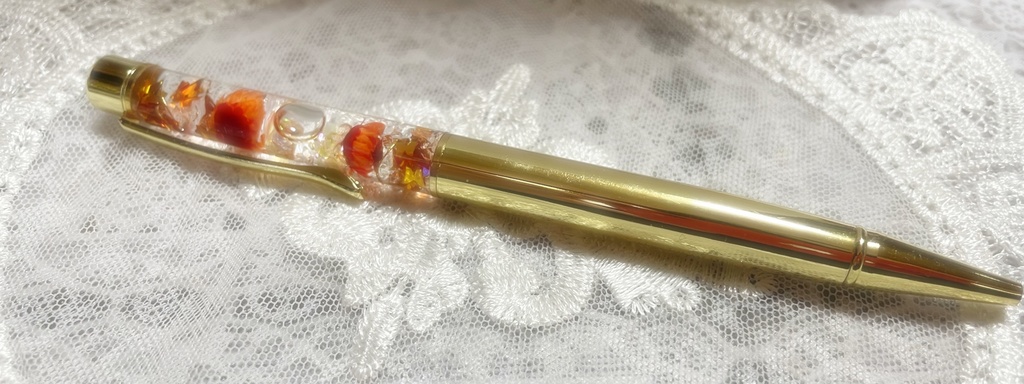 ハーバリウムペン*橙