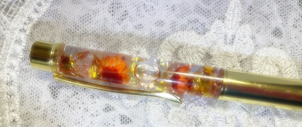 ハーバリウムペン*橙