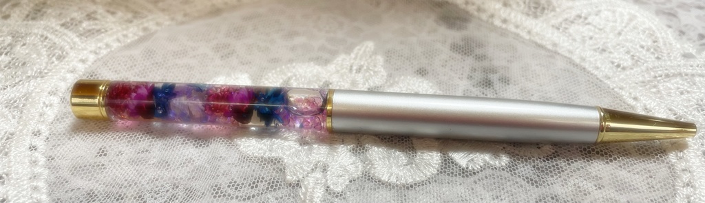 ハーバリウムペン*青紫