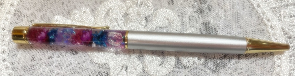 ハーバリウムペン*青紫
