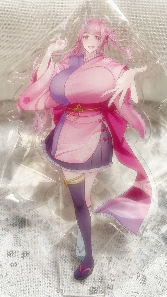 Vtuber鬼結うかく🌸第2衣装*キービジュアクスタ