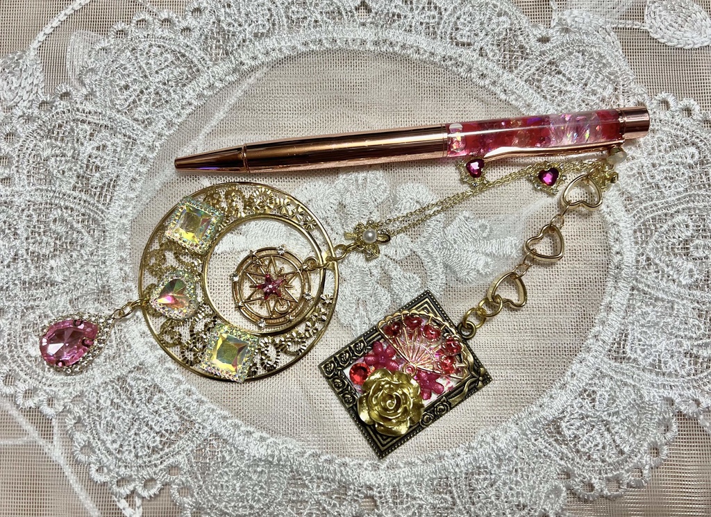 ハーバリウムアクセサリーペン*赫ノ夢①