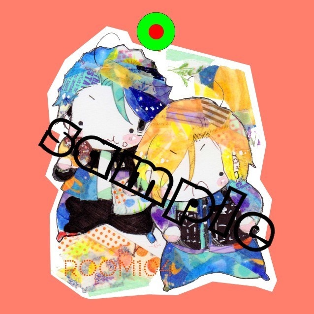 ちっちゃい兵摂アクリルキーホルダー(マステデザイン)