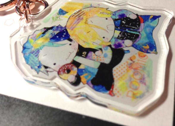 ちっちゃい兵摂アクリルキーホルダー(マステデザイン)