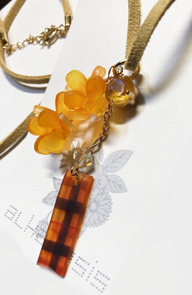 再販:金木犀の花が咲くころに/イヤリング・ピアス・ペンダント(万里・十座イメージ有)