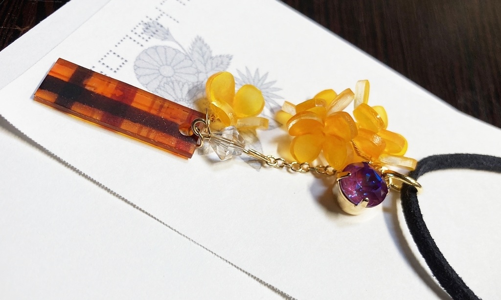 再販:金木犀の花が咲くころに/イヤリング・ピアス・ペンダント(万里・十座イメージ有)