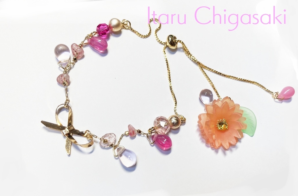 春組モチーフフラワーのイメージアクセサリー