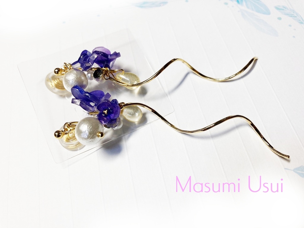 春組モチーフフラワーのイメージアクセサリー