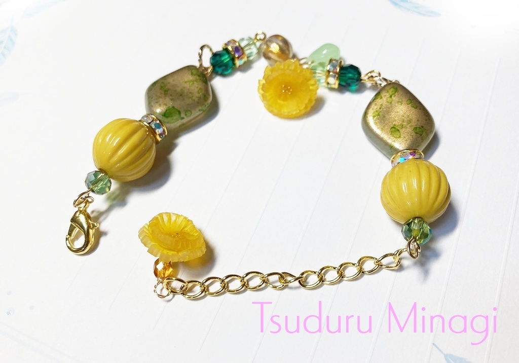 春組モチーフフラワーのイメージアクセサリー