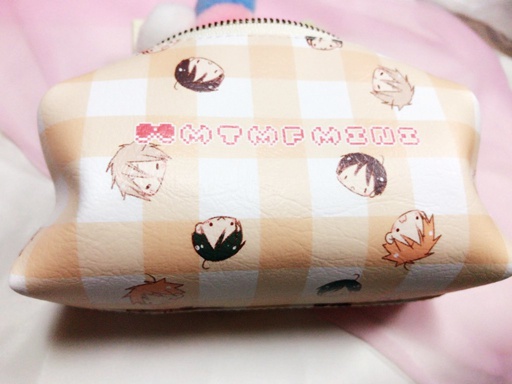 ☆再販【ちっちゃい森月宮福】合皮キャラメルポーチ