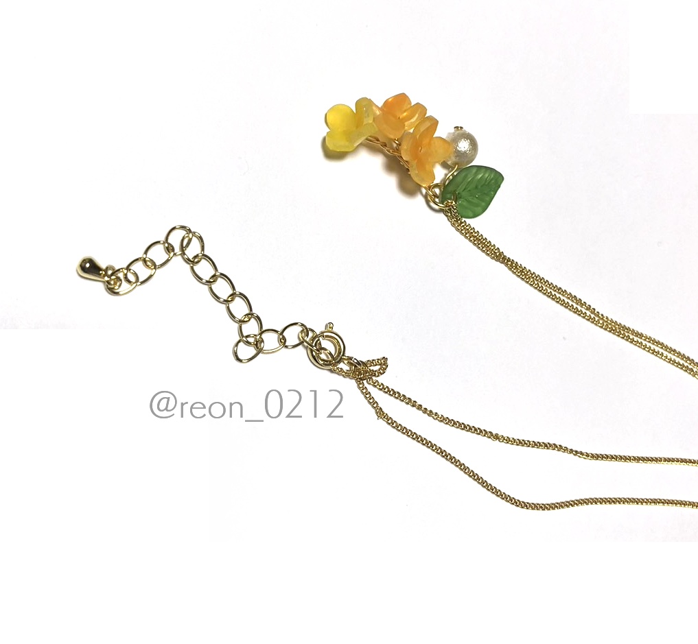 金木犀シリーズ(プラ板アクセサリー)